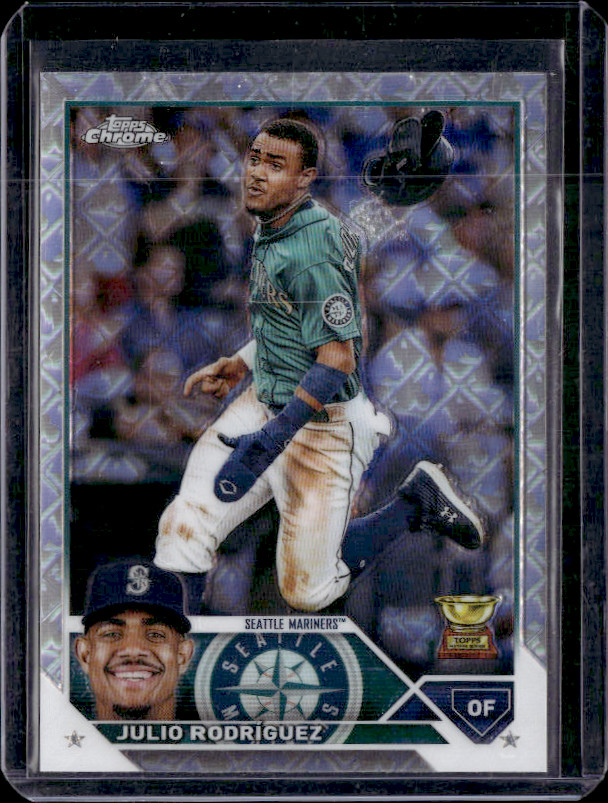 2023 Topps Chrome - Julio Rodriguez #200 Logofractor Edition
