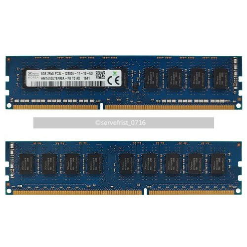 DDR3L 2x 8 GB PC3L-12800E 1600MHz ECC Ungepufferter UDIMM RAM für HP Workstation - Bild 4 von 4