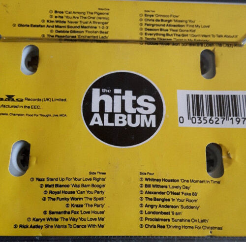 The Hits Album - Various 1988 hits - Double Cassette/Tape - Tested - Picture 2 of 3