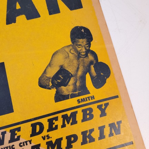 ORIGINAL 76 Atlantic City Boxen vor Ort Poster Mike Rossman Jewish Bomber Smith - Bild 14 von 21