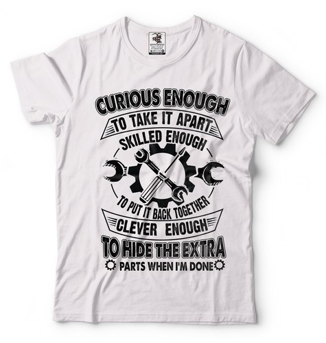 Mechanic T-shirt Funny Mechanic T shirt Gift For Mechanic T-shirts - Picture 6 of 6