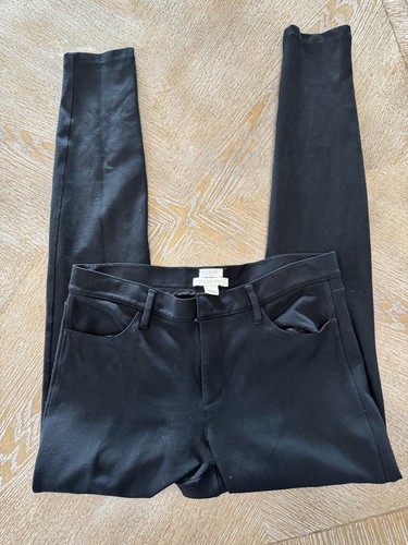 J. Crew The Gigi Fit Black Pants Size 8 waist 32” Inseam 29” Stretchy - Picture 3 of 6