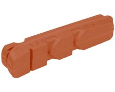 Kool Stop Dura-Type Brake Pad Inserts (Black/Red) (1 Pair) (Salmon Compound)