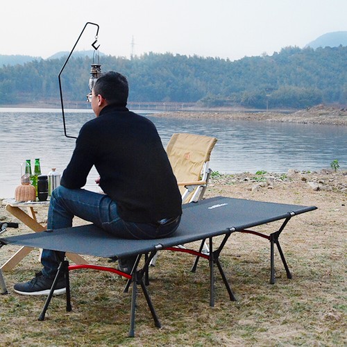 Sundick Outdoor Portable Folding Bed 265LB Bearing Weight Sleeping Bed F7I8 - Picture 5 of 12