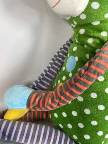 Sams Plush Lion Cat Jumbo Polka Dot Striped Animal 38” Tall Colorful - Picture 12 of 12
