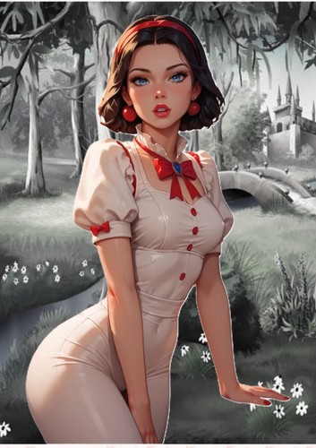 Sexy Rapunzel and Snow White Anime Posters Prints Wall Art Home Decor - Picture 6 of 36