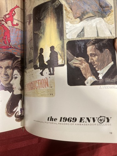 1969 Ambassador College Yearbook the Envoy Pictoral Book Student Pasadena CA - Picture 9 of 21