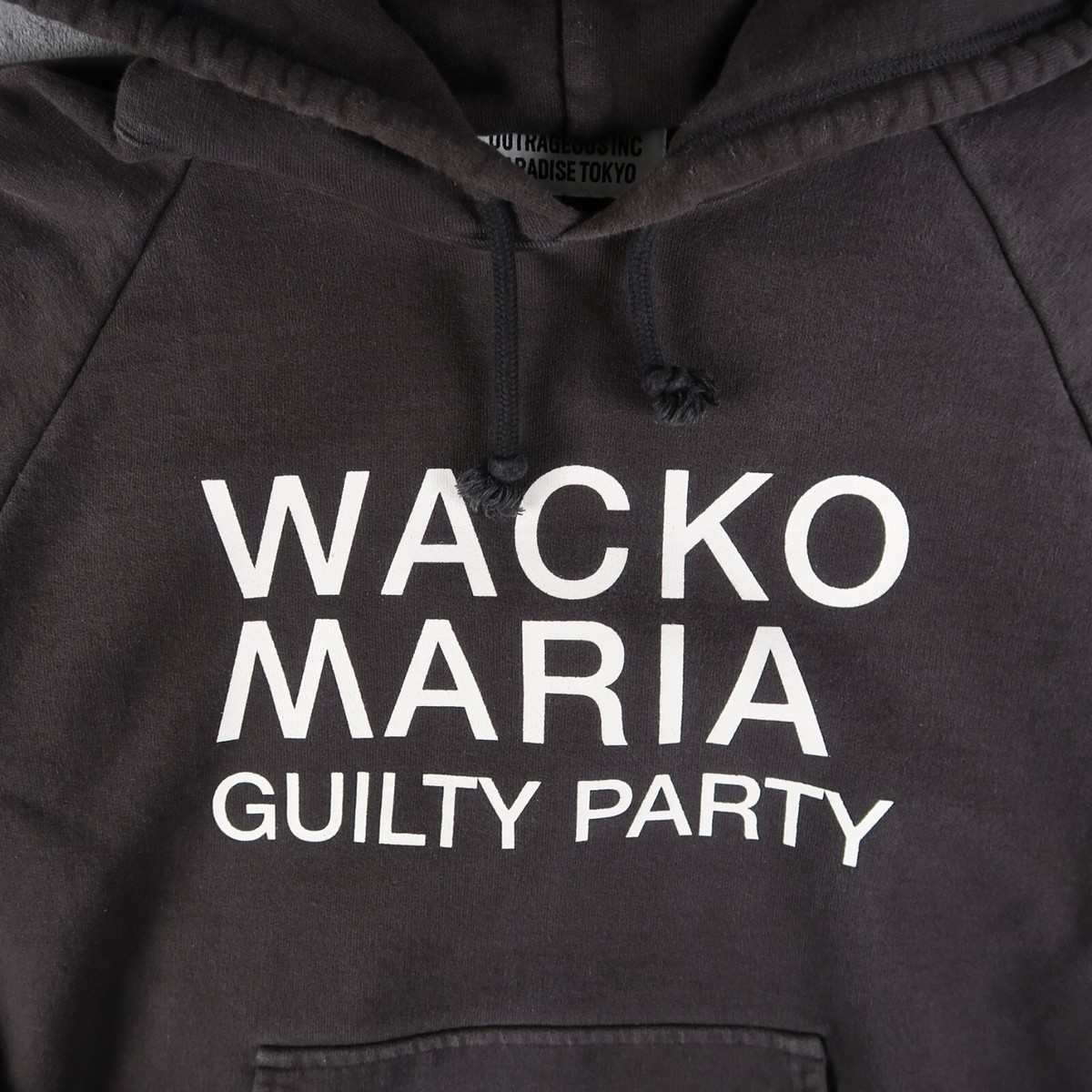 Wacko Maria Guilty Parties Size L Large Black Hoodie Wacko Maria Guilty Parties Size L Large Black Hoodie