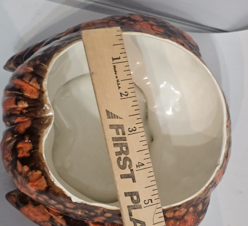 VINTAGE ROOSTER COOKIE JAR CANISTER CHICKEN HEN MOLD 1976 CERAMIC MID CENTURY - Picture 10 of 16