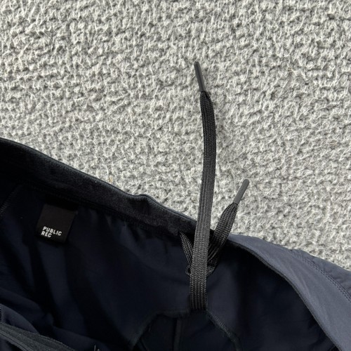 Public Rec Hose Herren 36x30 schwarz Stadion Jogger Tapered Nylon sportlich LESEN - Bild 11 von 15