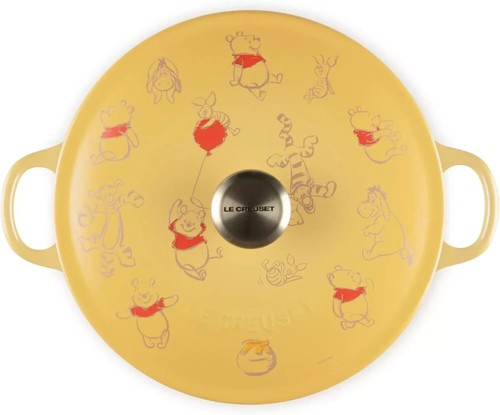 Le Creuset Winnie the Pooh Marmit Quince Amarillo 2.6L Disney Artículo agotado sin usar - Imagen 3 de 7