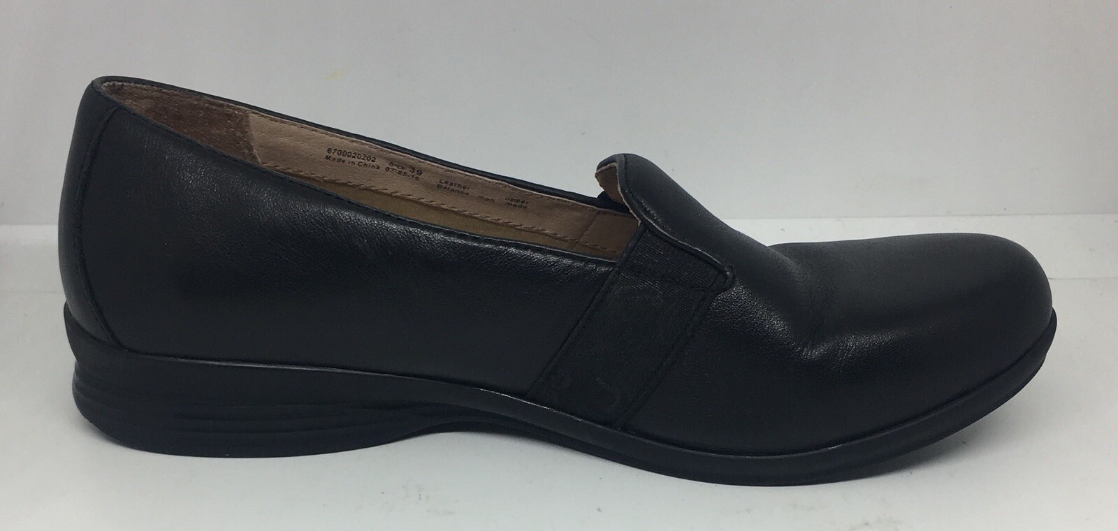 Dansko Addy Womens 39 8.5-9 Black Black Black Leather Slip On Round Toe Loafers Flats shoes 03e5ab Dansko Addy Womens 39 8.5-9 Black Black Black Leather Slip On Round Toe Loafers Flats shoes 03e5ab