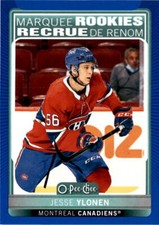 2021-22 Upper Deck #646 Jesse Ylonen Pee-Chee Update Blue Border