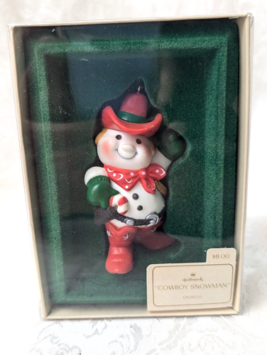 Hallmark Keepsake Ornament Cowboy Snowman - Picture 1 of 7