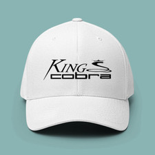 King Cobra Golf Logo Print Cap Baseball Hat for Unisex Adults