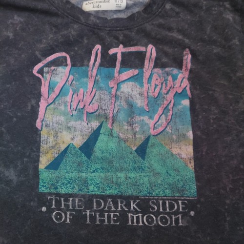 Abercrombie Kids Grey Pink Floyd "The Dark Side Of The Moon" T-shirt - Sz 11/12 - Picture 7 of 13