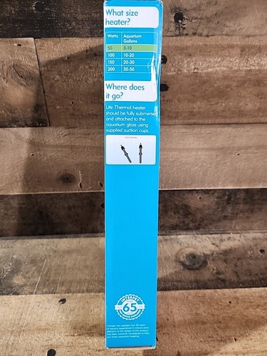 Interpet Life Thermal 50W Submersible Aquarium Heater For 3-10 gal Fish Tank NEW - Picture 4 of 9