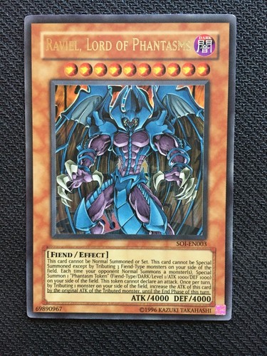 Yu-Gi-Oh! Raviel, Lord Of Phantasms SOI-EN003 Ultimate Rare UNLIMITED LP - Picture 3 of 4