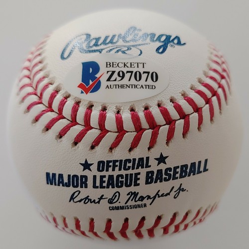 Kurt Russell Tombstone actor autographed MLB baseball COA exact proof Beckett - Picture 4 of 6