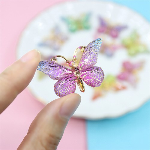 10 Mix Flat Back Butterfly Embellishment Resin Crafts Cardmaking Decor 38x23mm - Picture 6 of 6