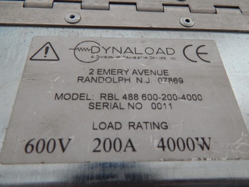 Transistor Devices RBL488-600-200-4000 Load 600 V, 200A, 4000W - Picture 7 of 8