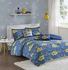 Urban Habitat Queen Comforter Set Ocean Submarine Kids Decorative W/ Pillows New