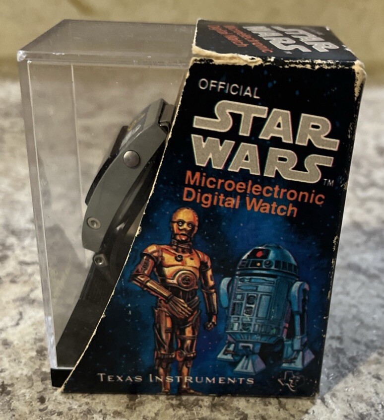 【STAR WARS】最終値下げ 未開封 ダース・モール C-WATCH Vintage Texas Instrument Star Wars Digital Watch R2D2 C-3PO