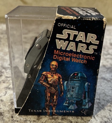 Orologio digitale vintage Texas Instrument Star Wars R2D2 C-3PO 1977 non funzionante - Foto 15 di 15