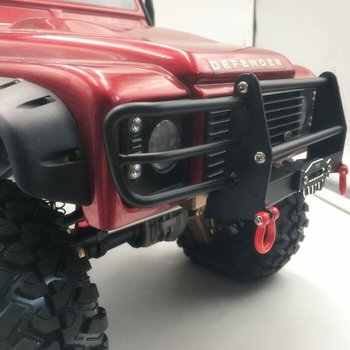 KYX Steel Full Width Push Bar Front Bumper TRX-4 SCX10 II Redcat GEN8 ScoutII - Picture 10 of 12