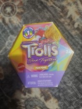 Dreamworks Trolls Band Together Rainbow Pom Poms Keychains Blind Box