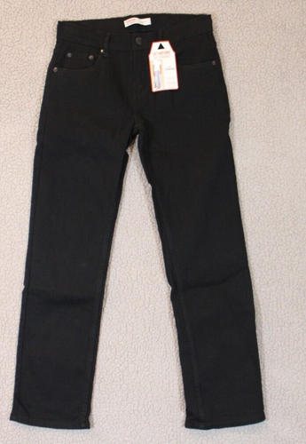 Signature by Levi Strauss Jeans Boys Size 14 W27xL29 Black Regular Stretch - Picture 18 of 20