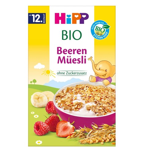 6x 200g Hipp Kinder Beeren Müesli Müsli ohne Zuckerzusatz ab 12. Monat 1-3 Jahre - Bild 3 von 4