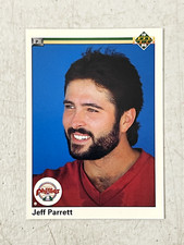 1990 Upper Deck Baseball Card #92 Jeff Parrett Philadelphia Phillies