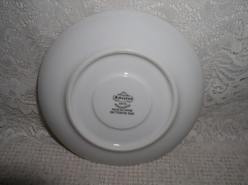 Fukagawa Arita Pattern No 1040 White Rose Hand Painted Saucer Cup Plate - Picture 3 of 3