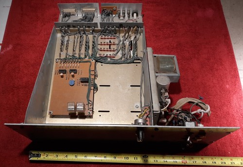 Electronics Cabinet Drawer with Components. For Parts or Repair, Not Tested. - Picture 3 of 7