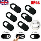 6 Pcs Webcam Privacy Cover Thin Camera Slider for Iphone Laptop Mobile Tablet