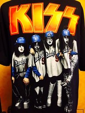 KISS - DODGER STADIUM  1998 Psycho Circus Halloween Tour Shirt XL  NEVER WORN )