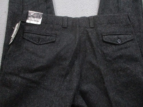 VTG Woolrich Pants Mens 44 Wool Hunting Heavy Sportsman Utility Malone Thick - Picture 8 of 13