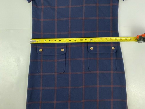 J CREW Women's Blue Career Day Afternoon Tea Dress Classic Styling Size 0 - Picture 8 of 8