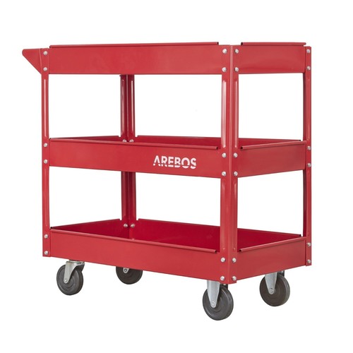 AREBOS Tool Storage Wheel Cart Shelf Workshop Garage Trolley Tool Cart - Picture 14 of 49