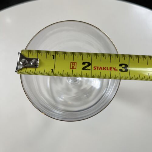 Waterford Carleton Gold Rimmed Crystal Wine Goblet Glass 7.75” Tall - 7 Avail - Picture 6 of 8