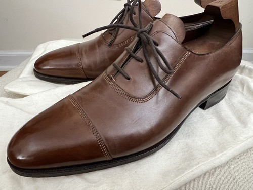 RARO John Lobb St Crepin 2014 Marrón Puntera Oxford Balmoral Edición Limitada* - Imagen 2 de 14