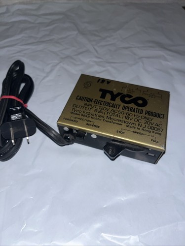 VTG Tyco HO Model 899B Hobby Transformer Railroad Train Power Pack UNTESTED - Picture 1 of 4