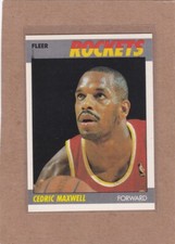 1987-88 FLEER BASKETBALL CEDRIC MAXWELL #70 ROCKETS NMMT *A34016