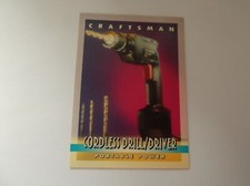 Sears Roebuck & Co: Craftsman 93 "3/8 CORDLESS DRILL/DRIVER" #42 Trading Card