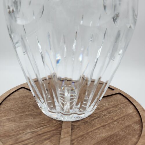 Vintage Bleikristall 24% Cut Crystal Bavaria Germany Vase, 8 1/4" Tall, 7" Wide - Picture 7 of 10
