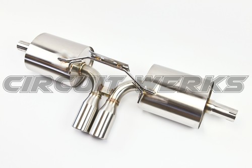 For 97-04 Porsche Boxster 986 Circuit Werks Brushed Exhaust System Base S Models - Picture 4 of 9