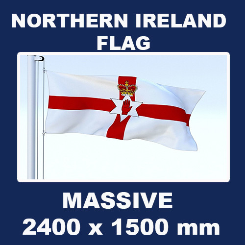 Northern Ireland Flag 2.4 x 1.5m Northern Irish Flag - Picture 1 of 5