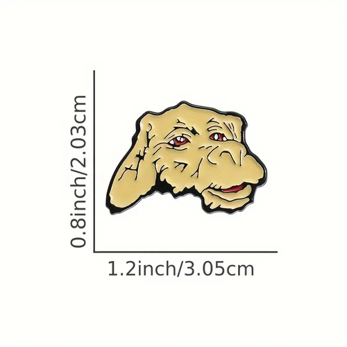 The Never Ending Story's Luck Dragon FALKOR Enamel & Metal Badge Pin FREE POST - Picture 4 of 4