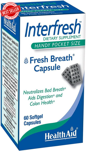 Interfresh 60 Capsules for Fresh Breath Digestive Aid Healthy Colon Gut - Picture 11 of 13